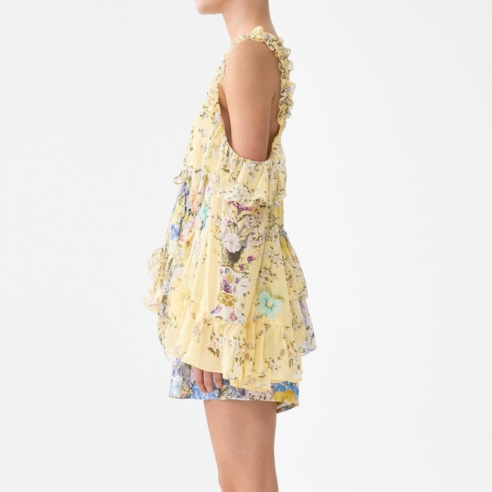 Camilla cold shoulder ruffle top - Picture 5 of 15